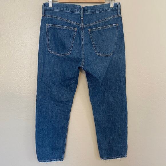 Agolde Parker Jeans Womens Size 27 Cropped Mid Rise Straight Leg Organic Cotton - Picture 3 of 5